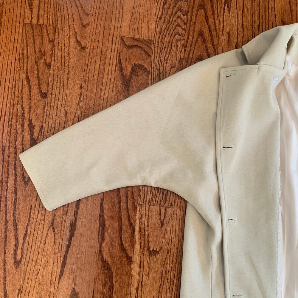 BNWT Commense Button-up Coat Jacket | Beige Khaki | Size Small - Picture 7 of 11